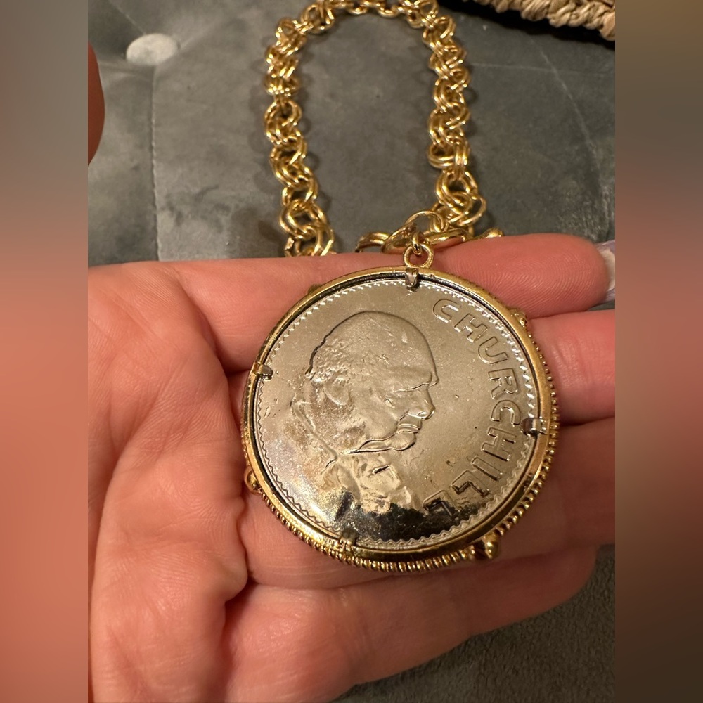 Gold plated necklace very unique and elegant🥰🔥 Brazilian gold